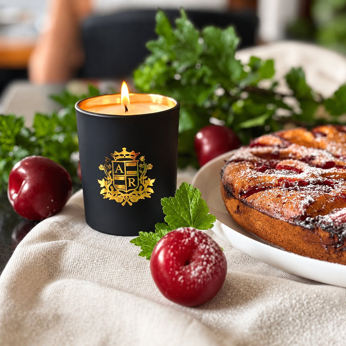 Blackcurrant & Plum Candle - Abbey Rose