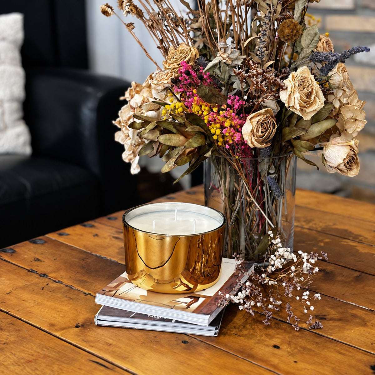 Fig & Melon hand-poured candle, Abbey Rose New Zealand