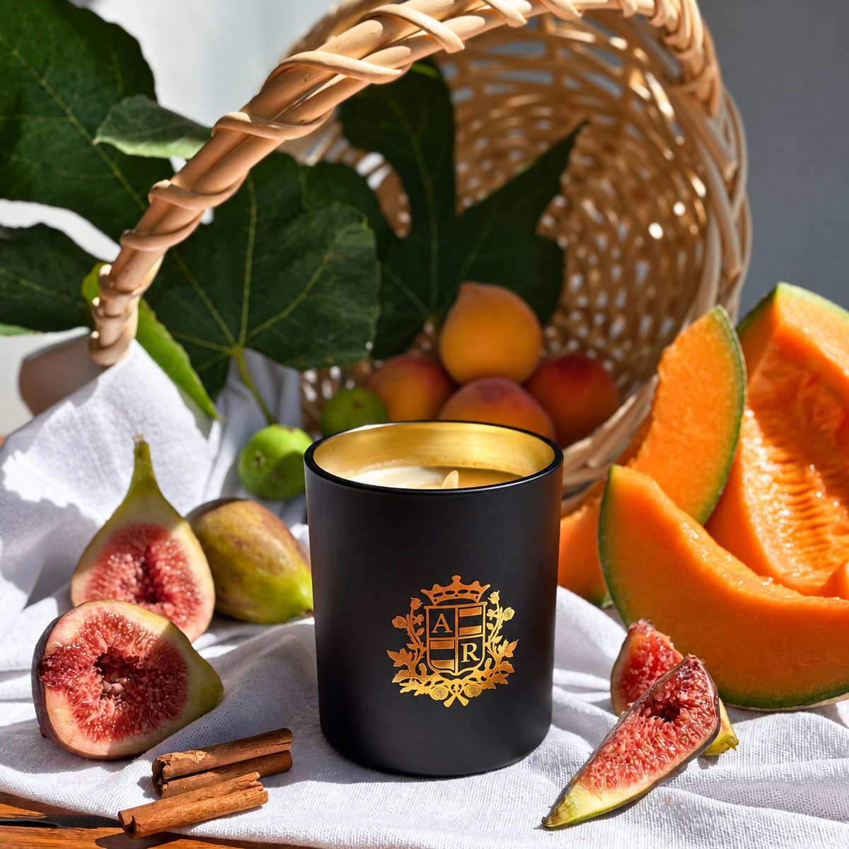 Fig & Melon luxury scented candle – NZ made home fragrance