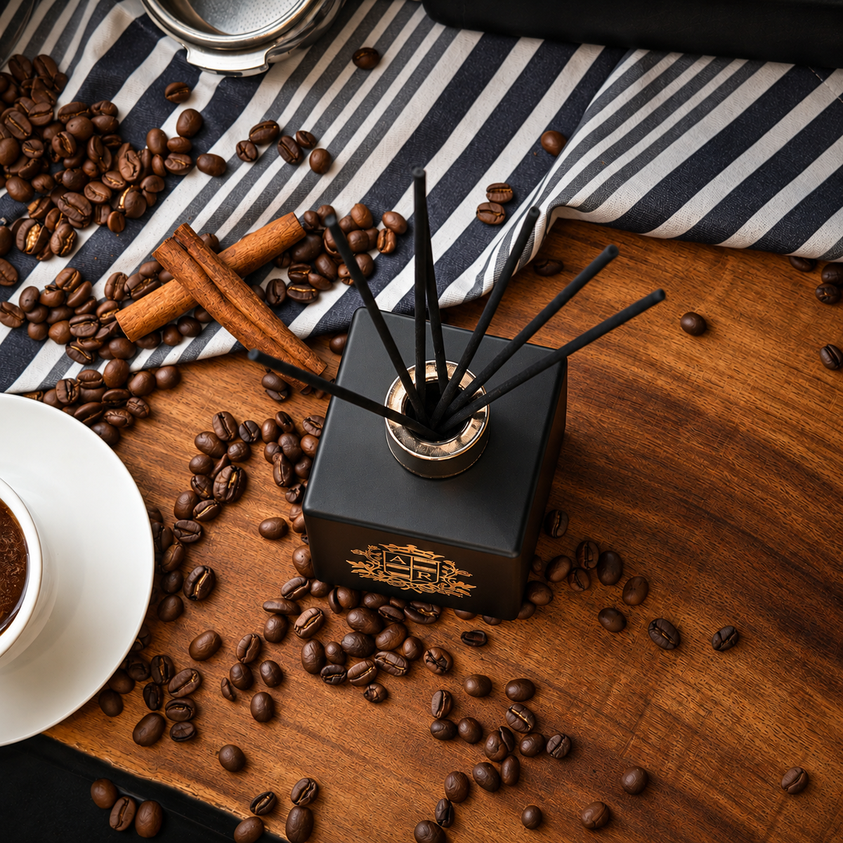Fresh Roasted Coffee Reed Diffuser - Abbey Rose
