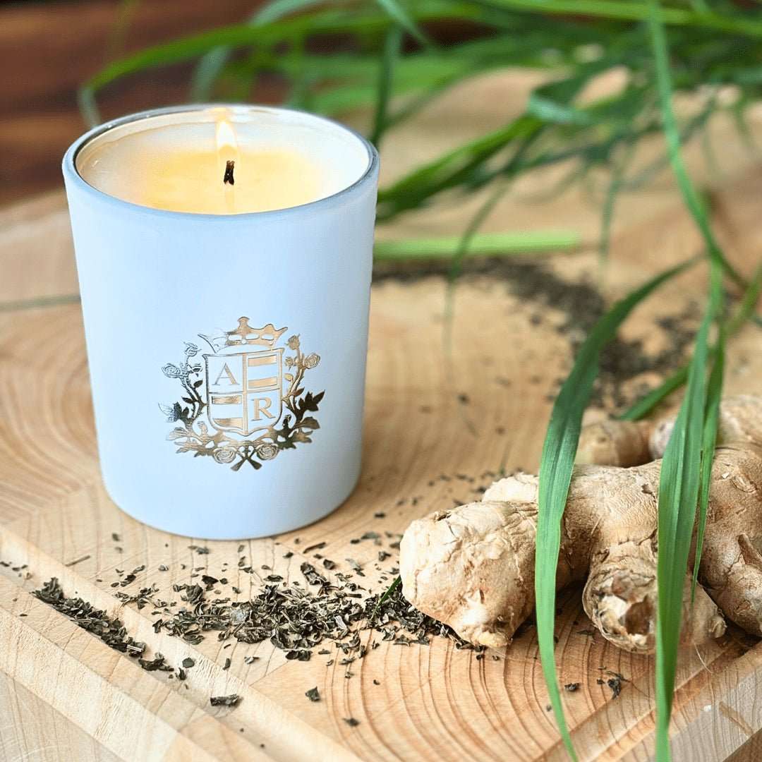 Green Tea & Lemongrass Candle - Abbey Rose