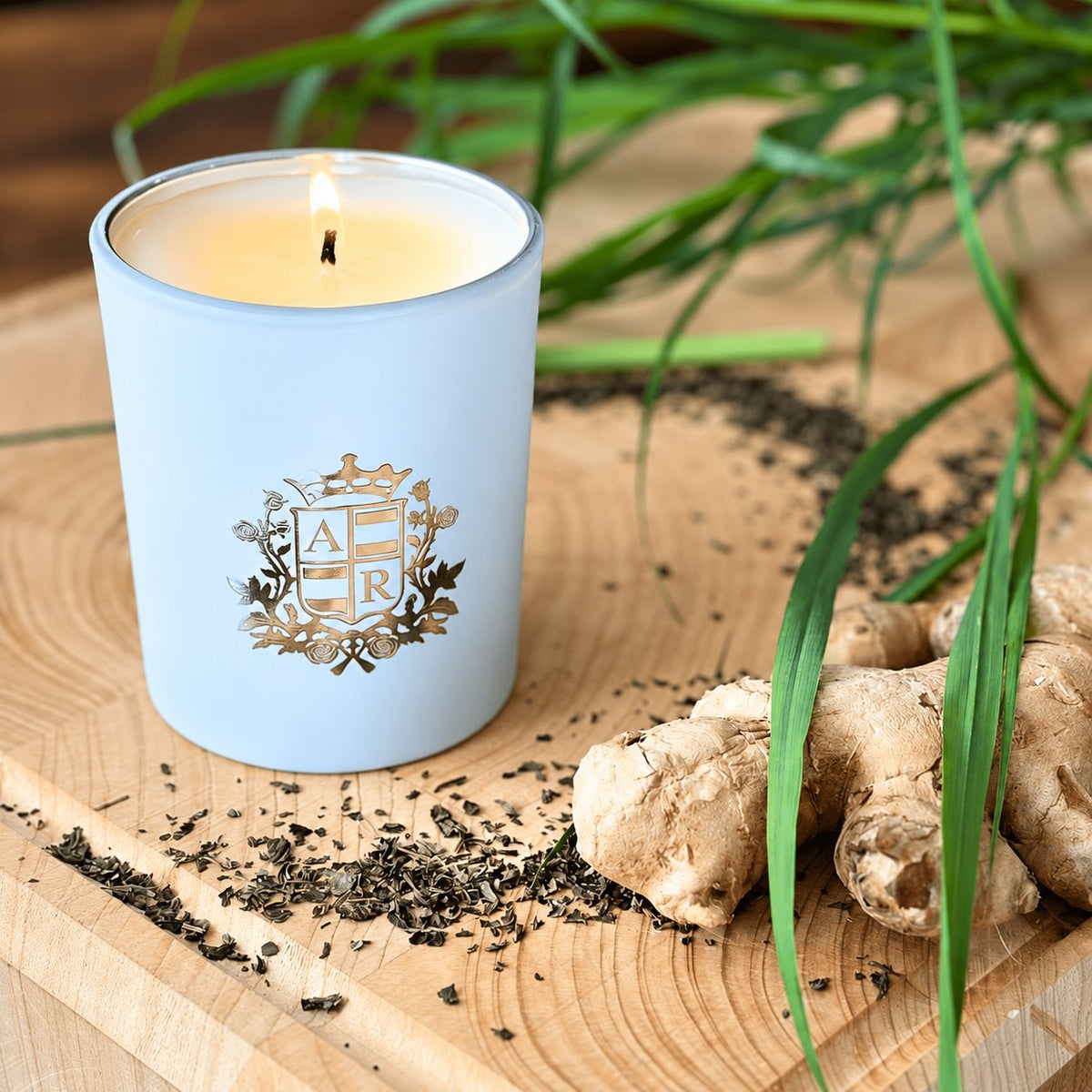 Green Tea & Lemongrass Candle - Abbey Rose