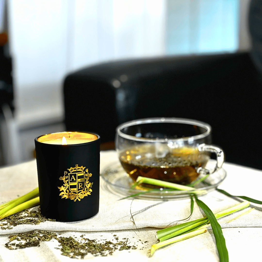 Green Tea & Lemongrass Candle - Abbey Rose