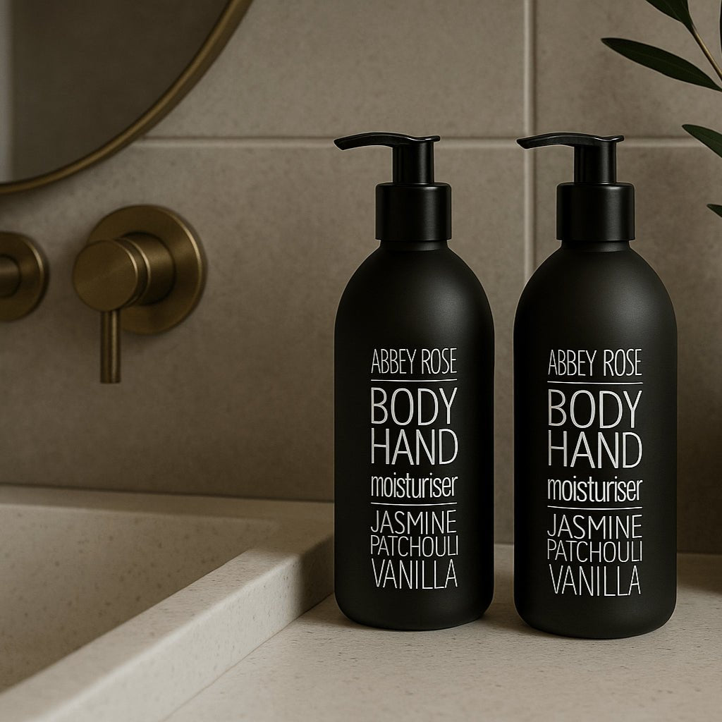 Hand & Body Moisturiser - Jasmine Patchouli & Vanilla - Abbey Rose