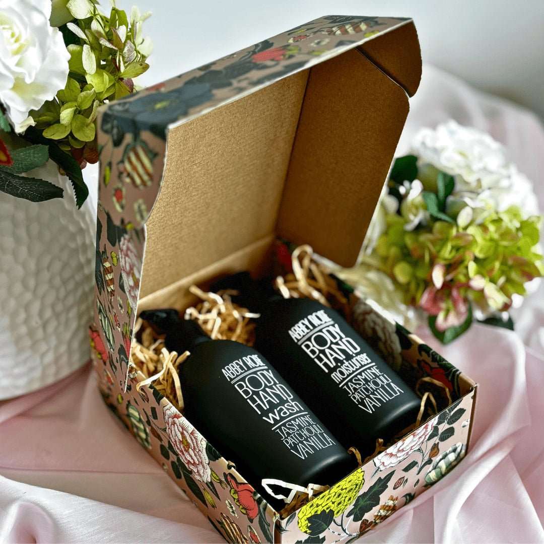 Hand & Body Wash/Moisturiser Gift Box - Abbey Rose