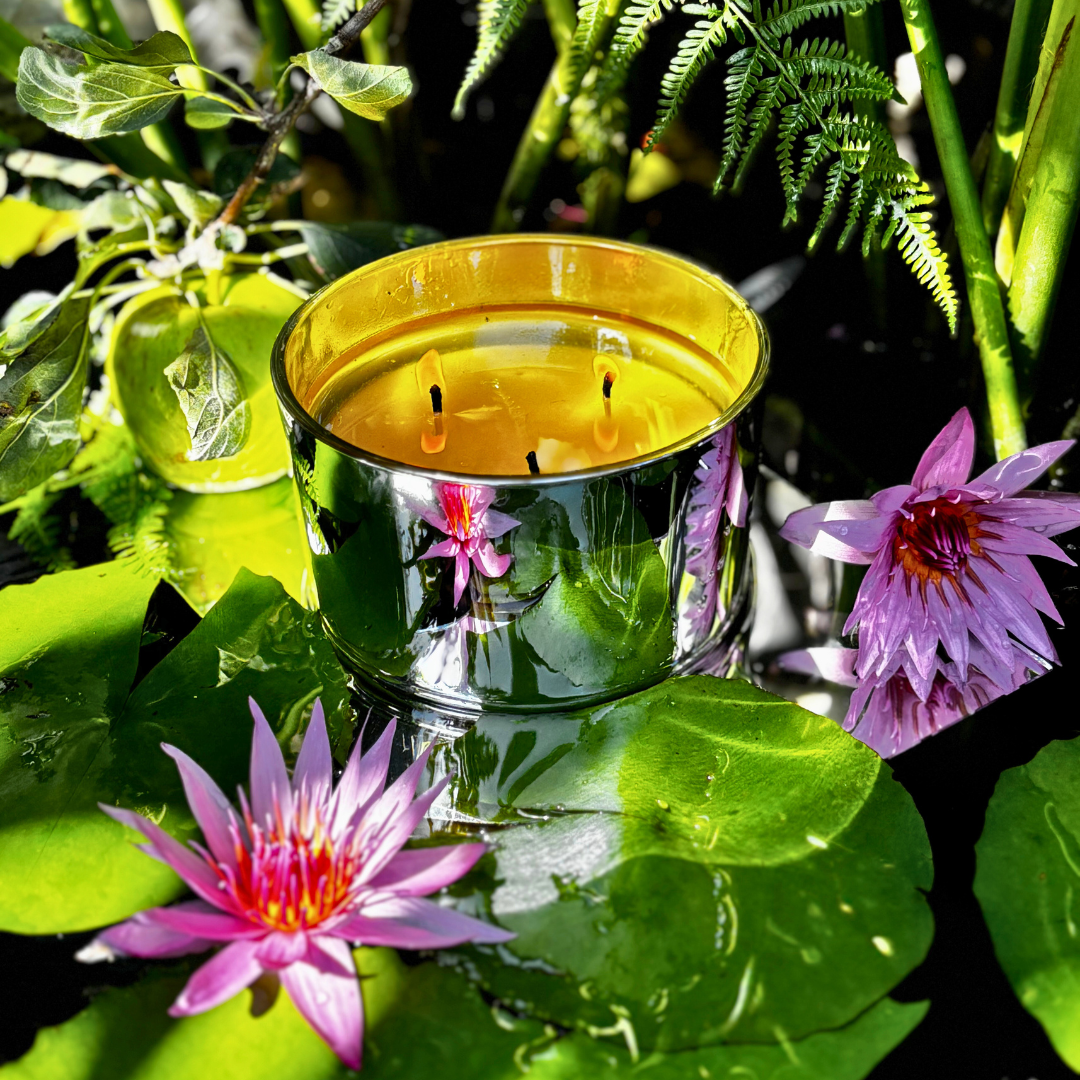 Lotus Flower Soy Candle - Abbey Rose