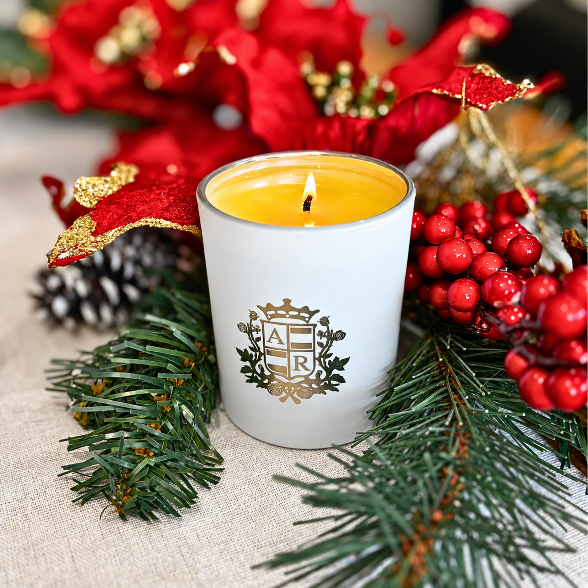 Mistletoe Kiss Soy Candle - Abbey Rose