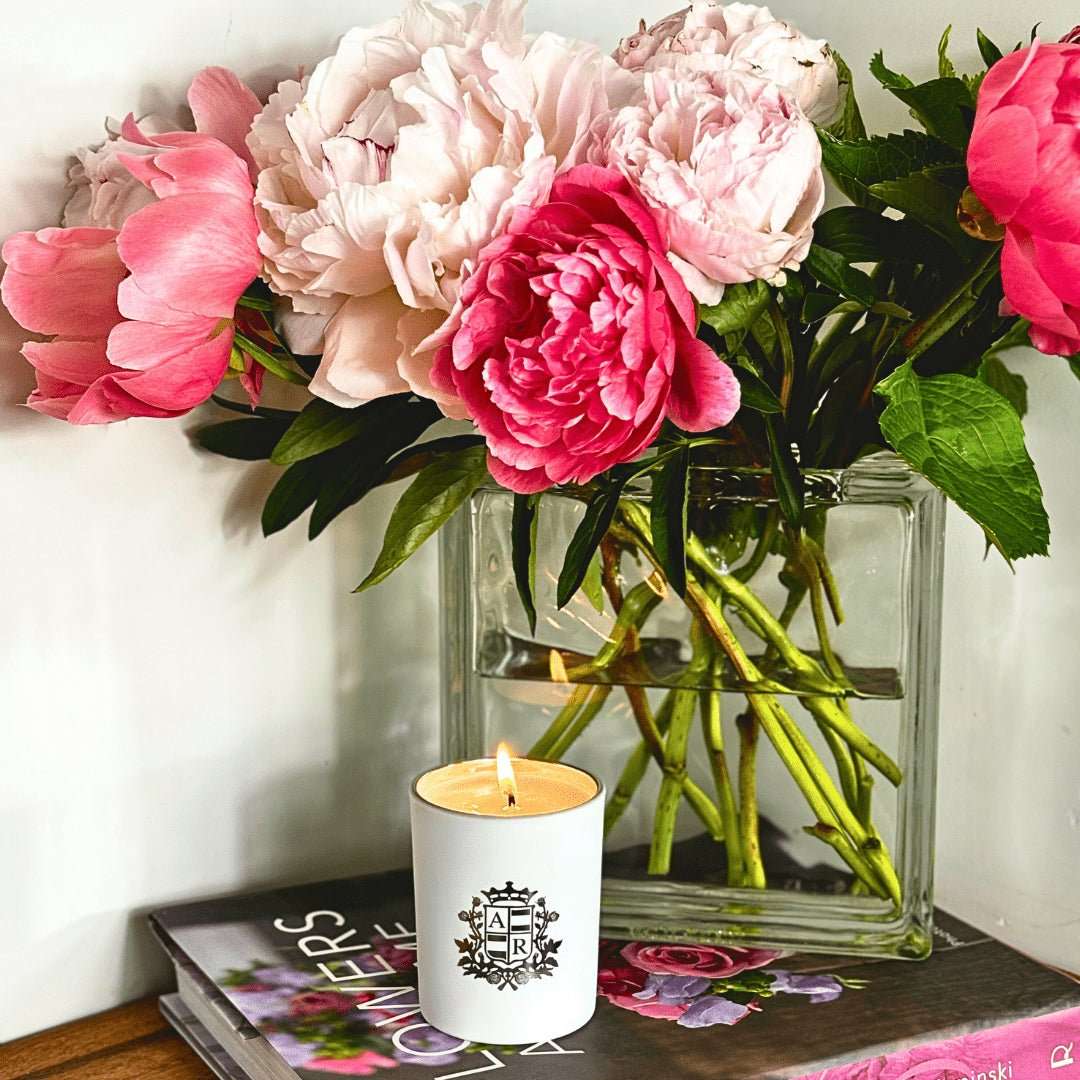 Peony Petal Candle - Abbey Rose