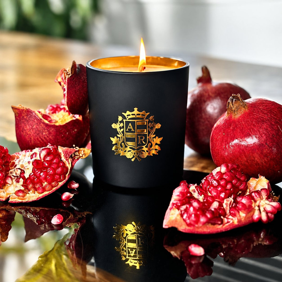 Pomegranate Noir Candle - Abbey Rose