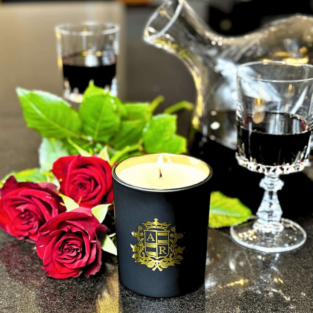 Red Rose Candle - Abbey Rose