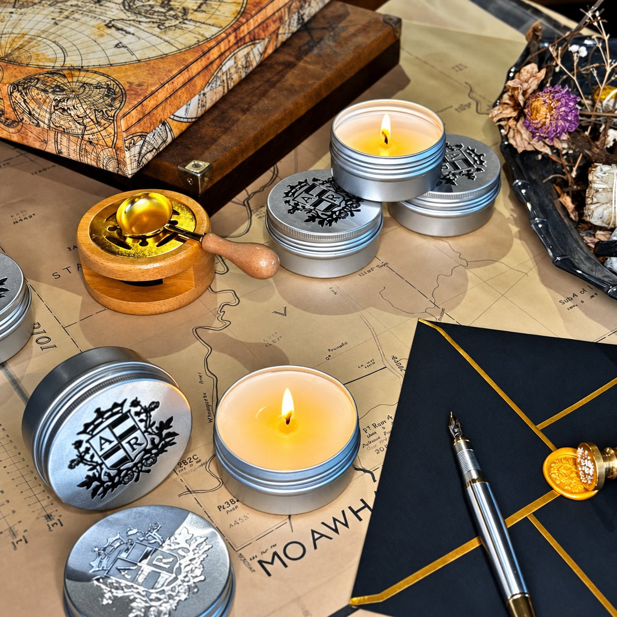 Scented Travel Candle - Abbey Rose