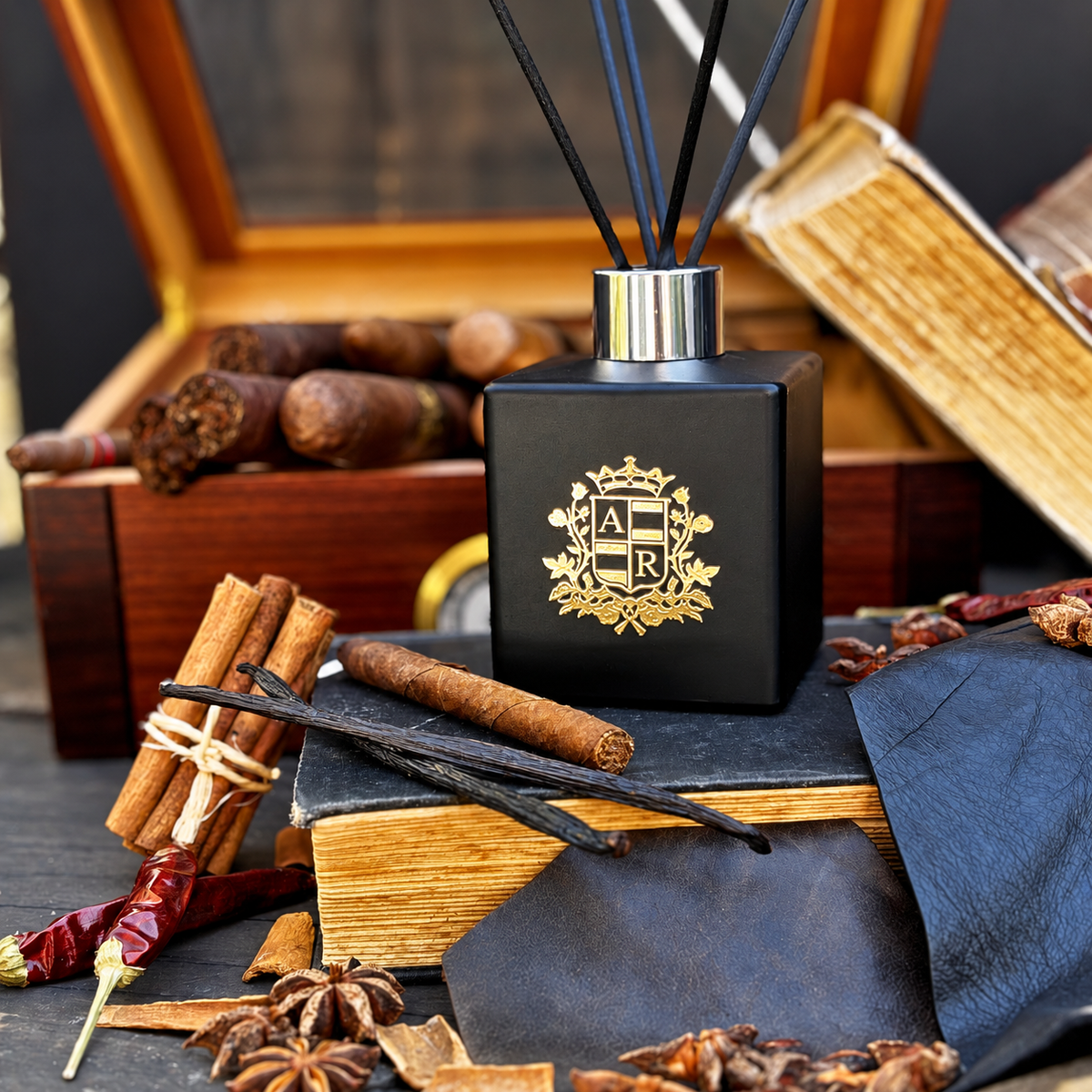 Spicy Tobacco Reed Diffuser - Abbey Rose