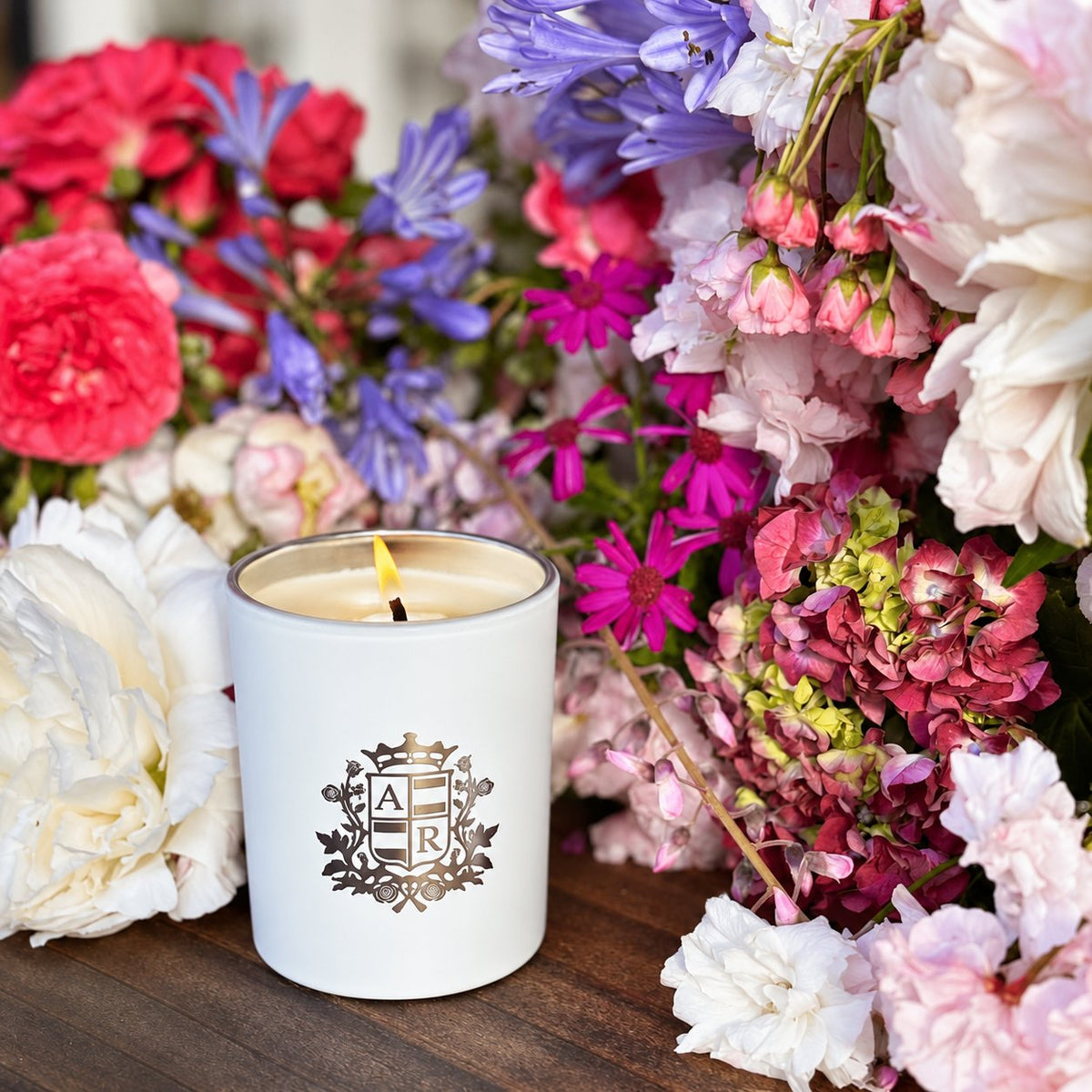 Summer Blossom Candle - Abbey Rose