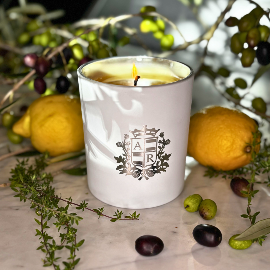 Thyme & Olive Leaf Soy Candle - Abbey Rose