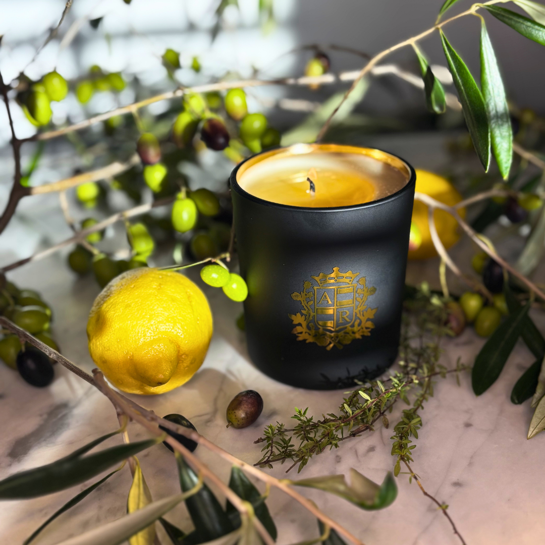 Thyme & Olive Leaf Soy Candle - Abbey Rose