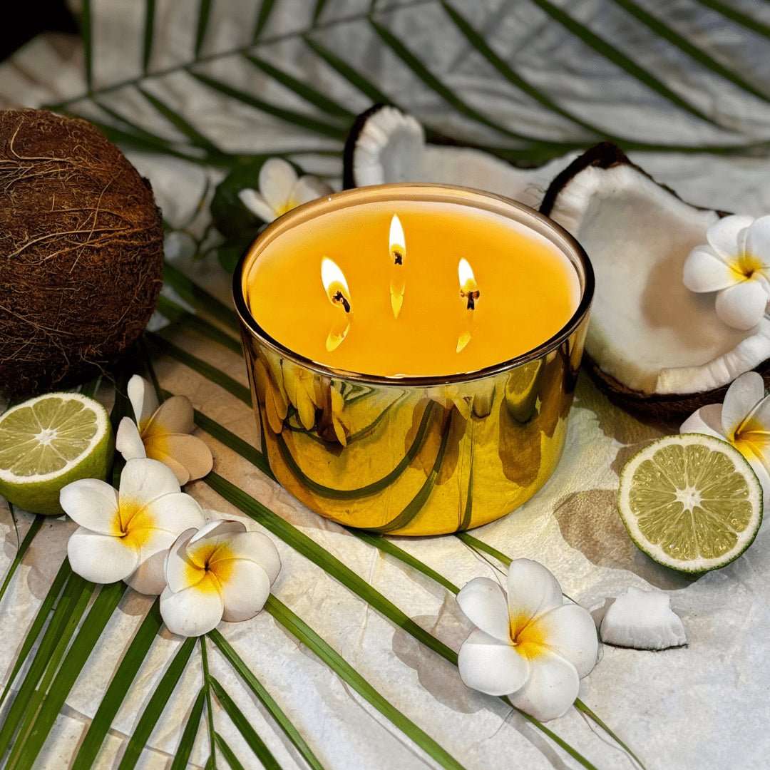 Tiare Flower & Coconut Candle - Abbey Rose