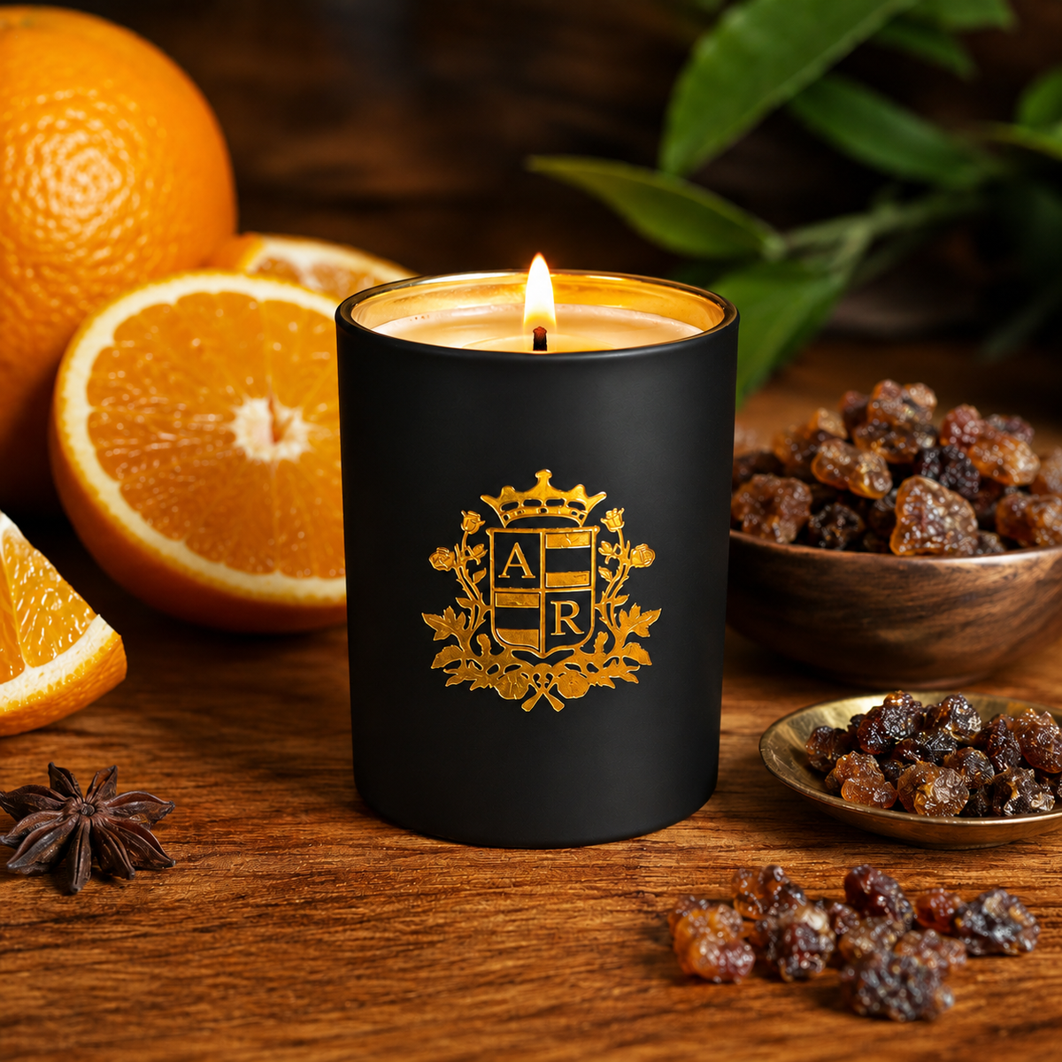 Vaccaro Orange & Myrrh Soy Candle - Abbey Rose