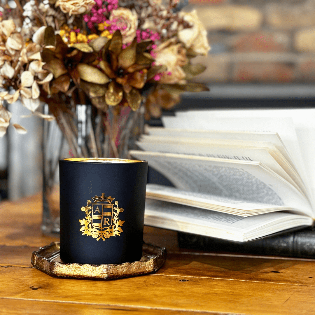 Velvet Noir Scented Candle - Abbey Rose