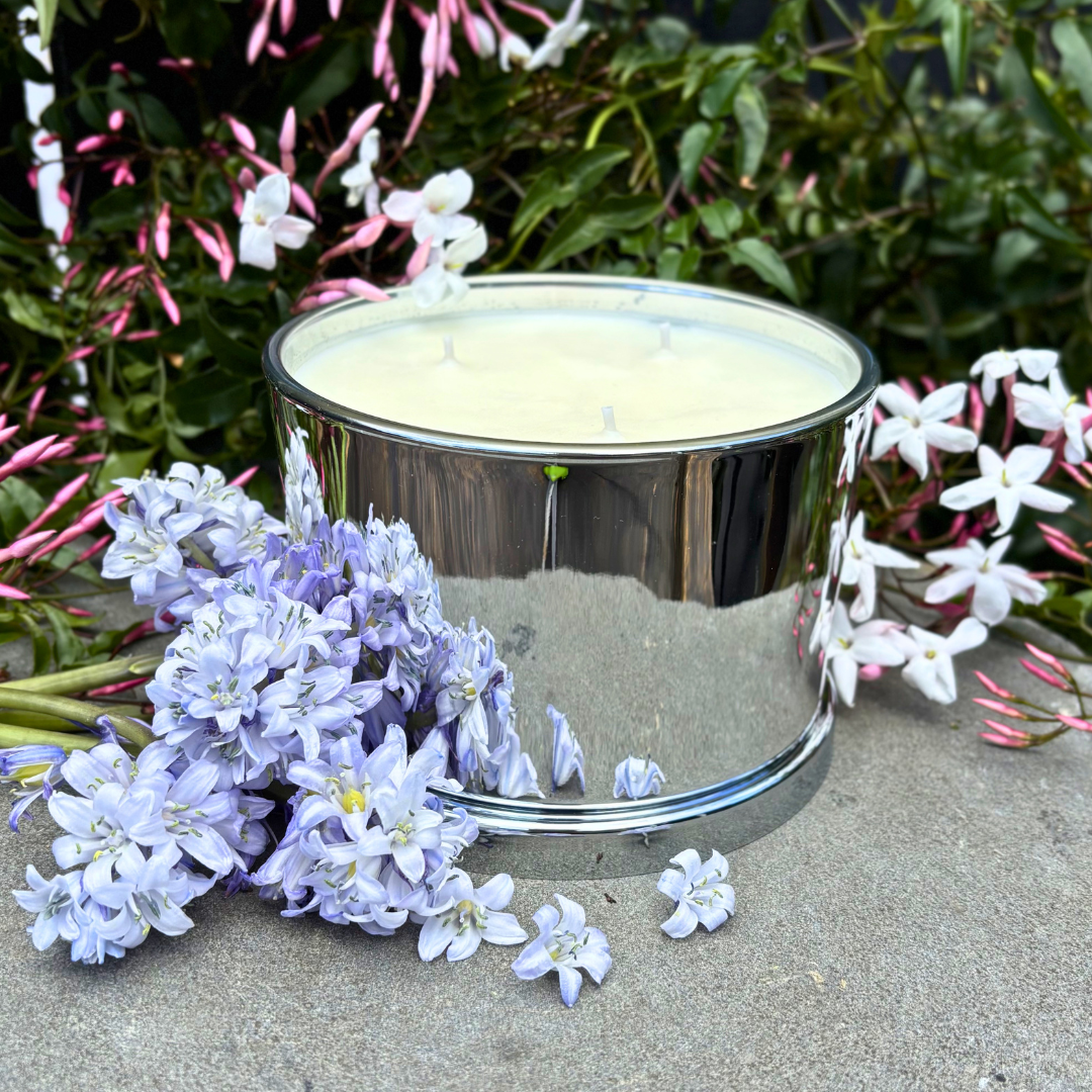 Wild Bluebell & Jasmine Soy Candle - Abbey Rose