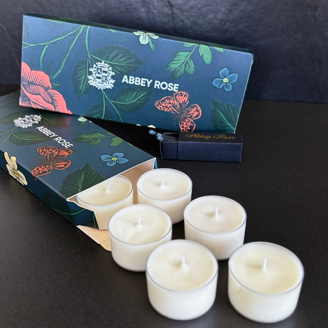 Pure Soy Unscented Tea light Candles - 10pc