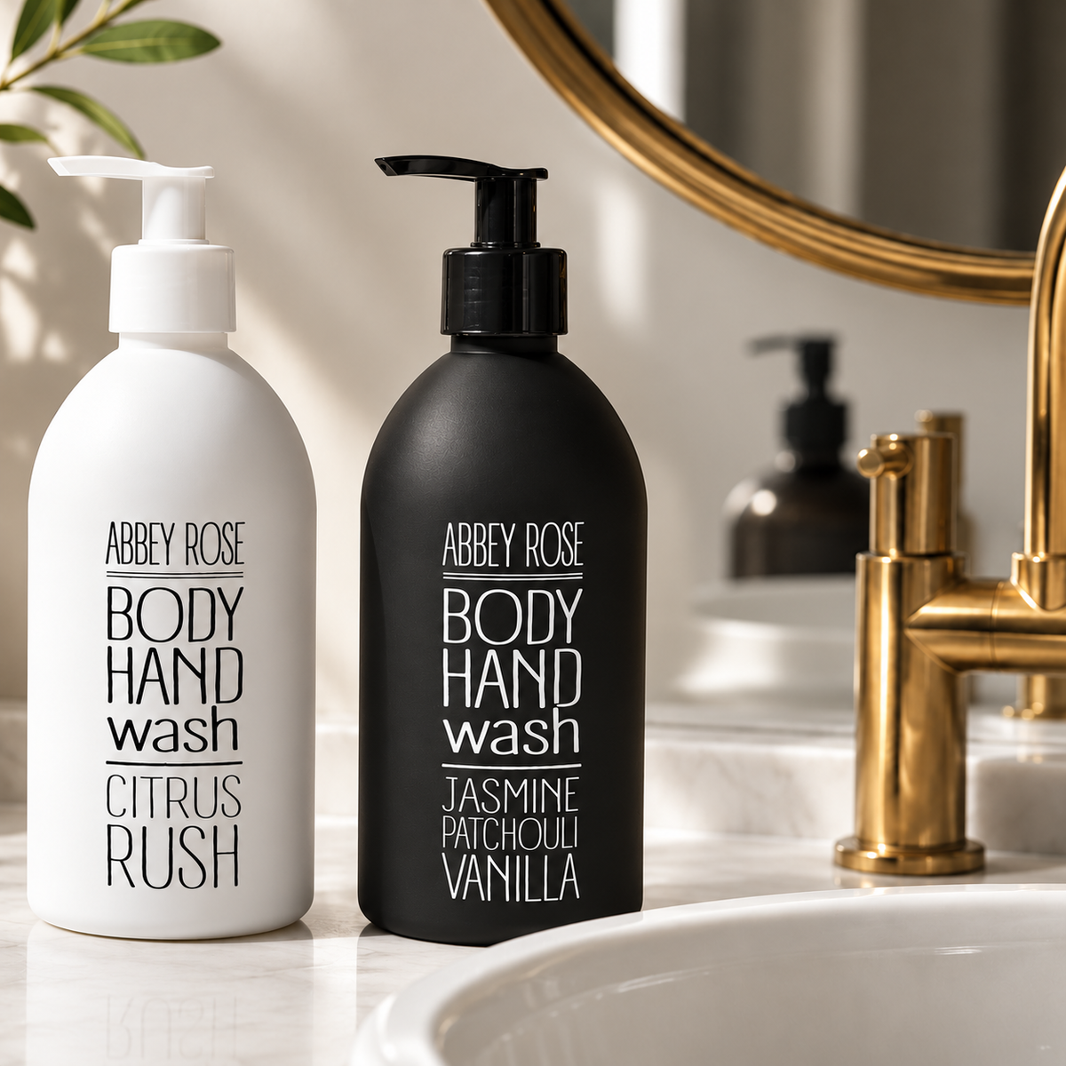 Jasmine, Patchouli & Vanilla Organic Hand & Body Wash - Abbey Rose