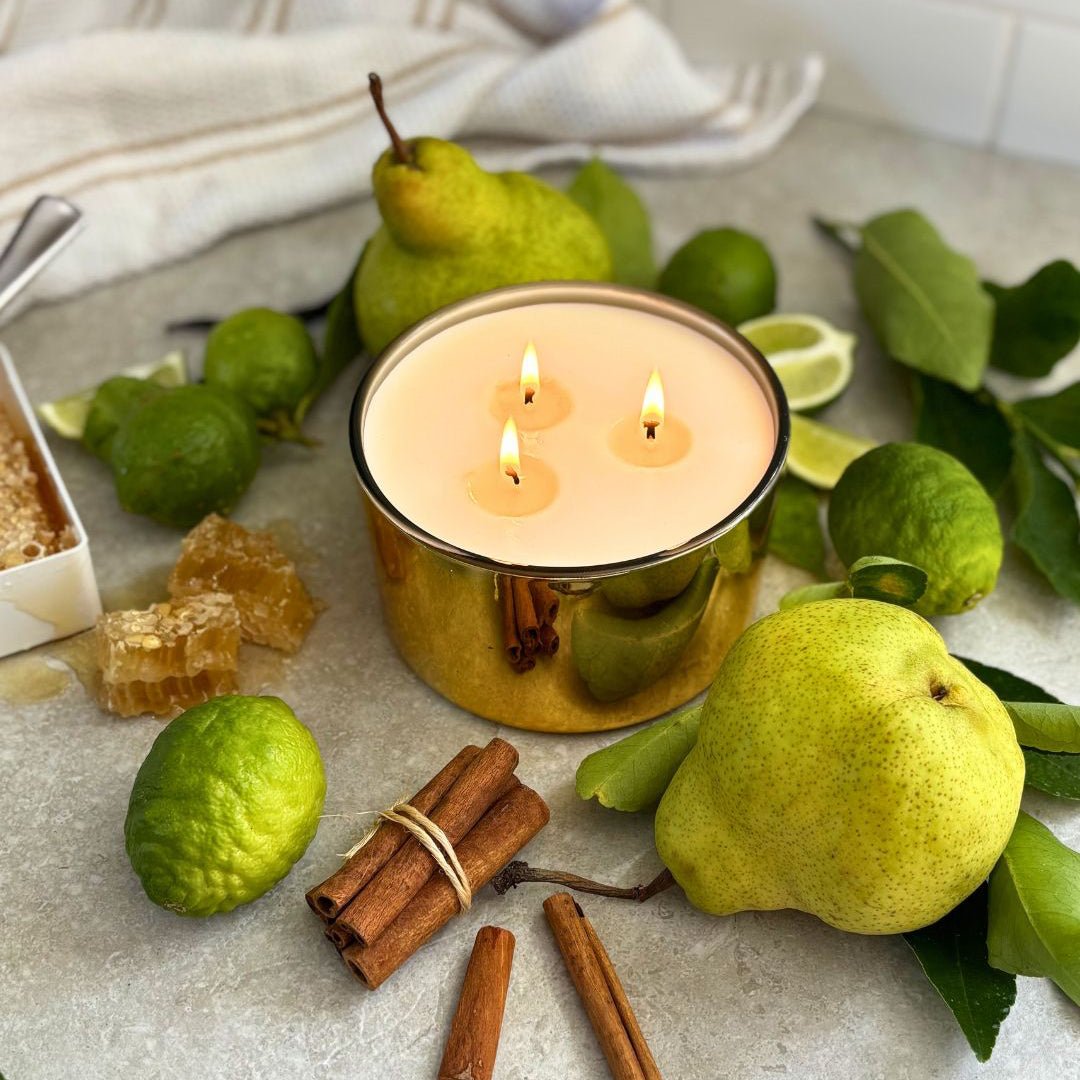 Agave Lime & Anjou Pear Candle - Abbey Rose