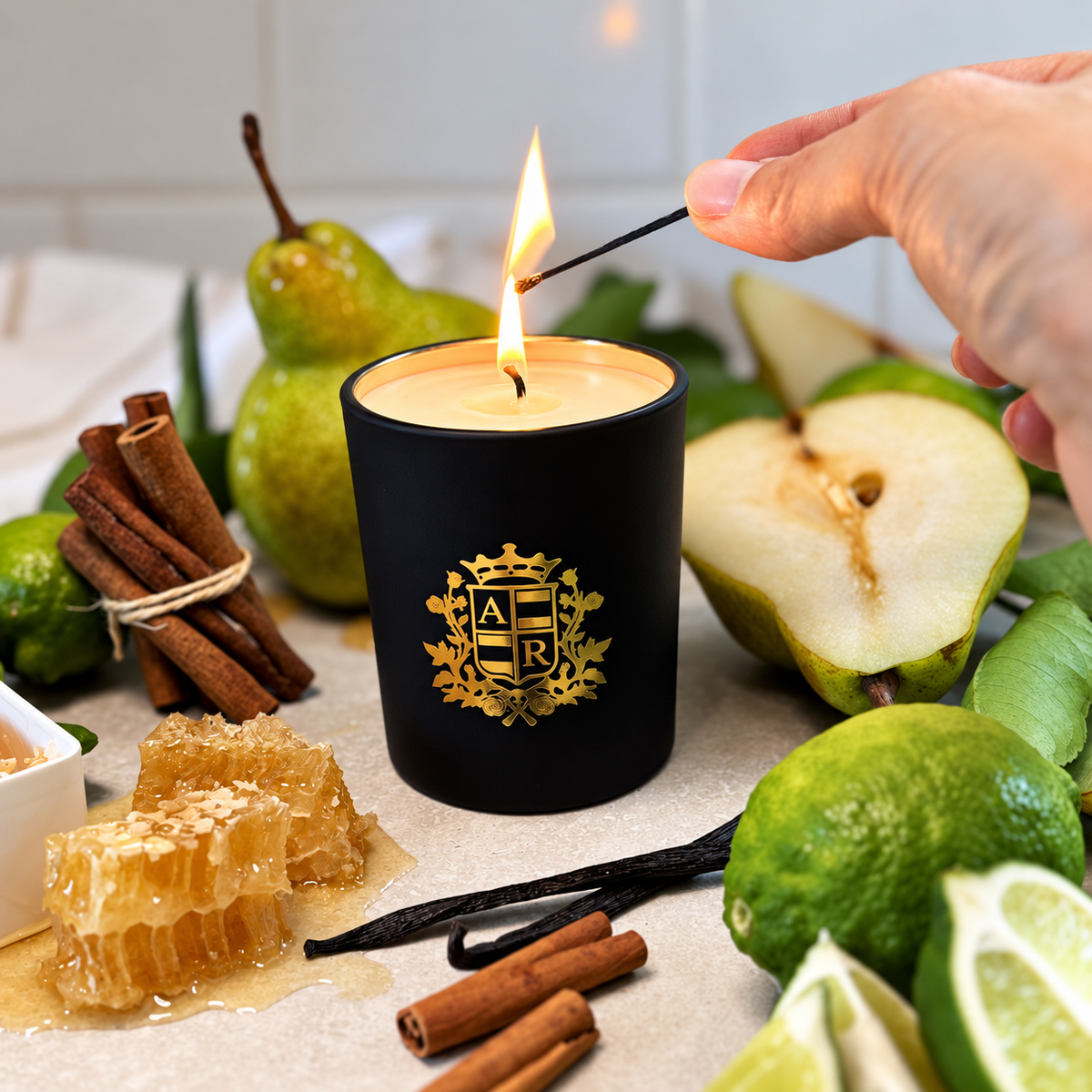 Agave Lime & Anjou Pear Candle - Abbey Rose