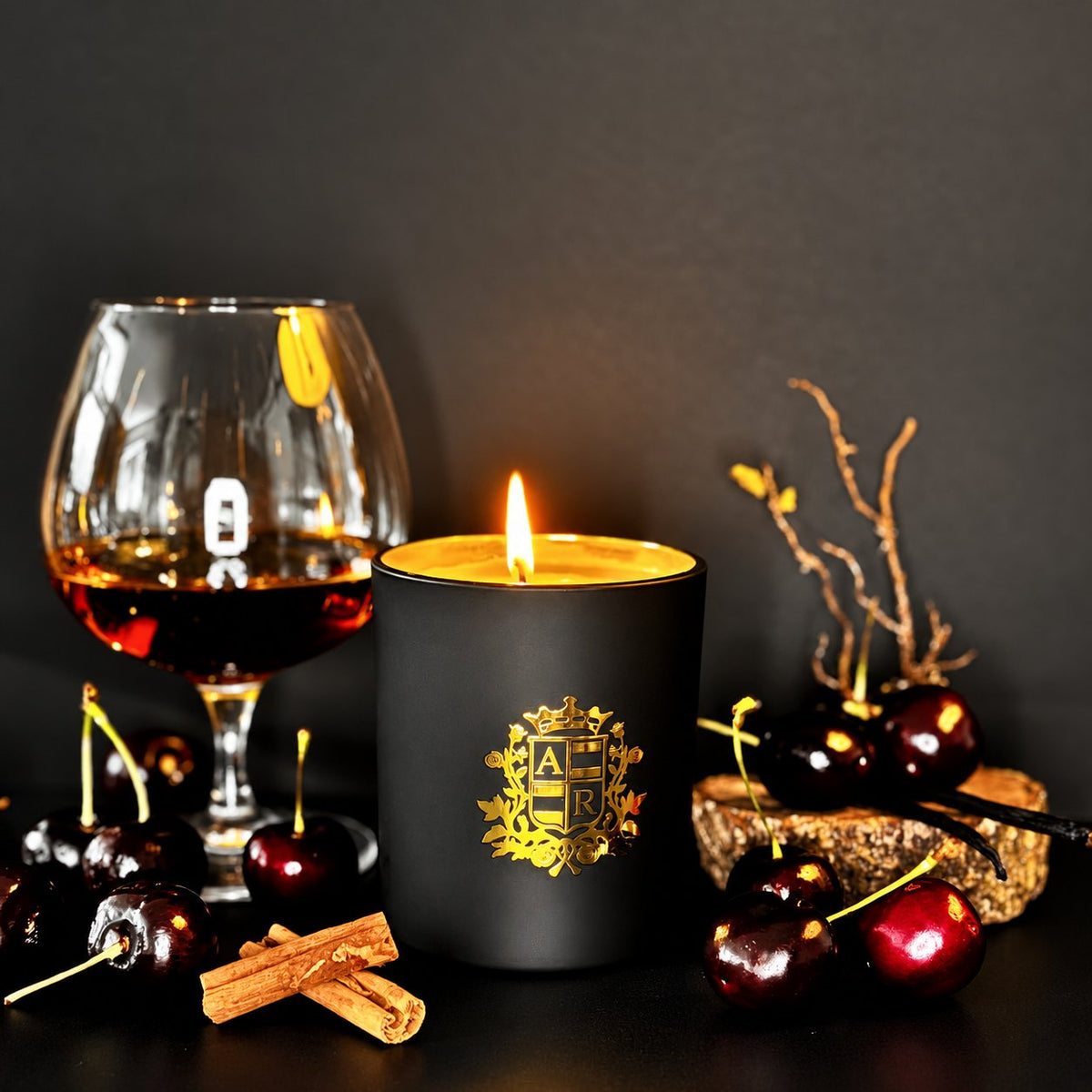 Black Cherry Candle - Abbey Rose