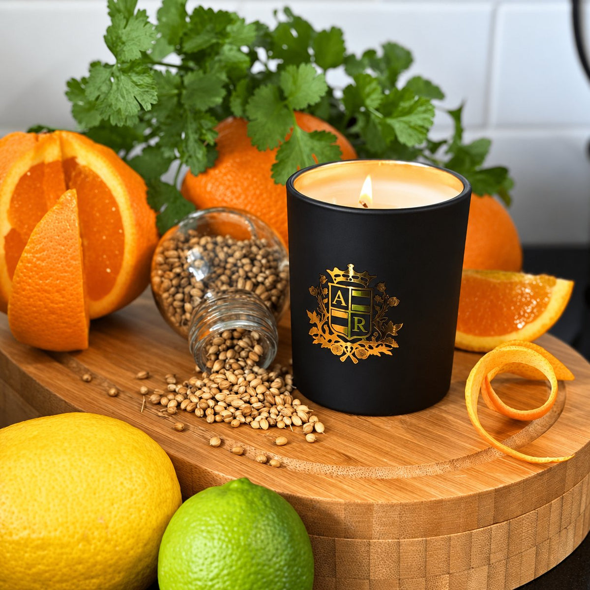 Coriander & Orange Zest Candle - Abbey Rose