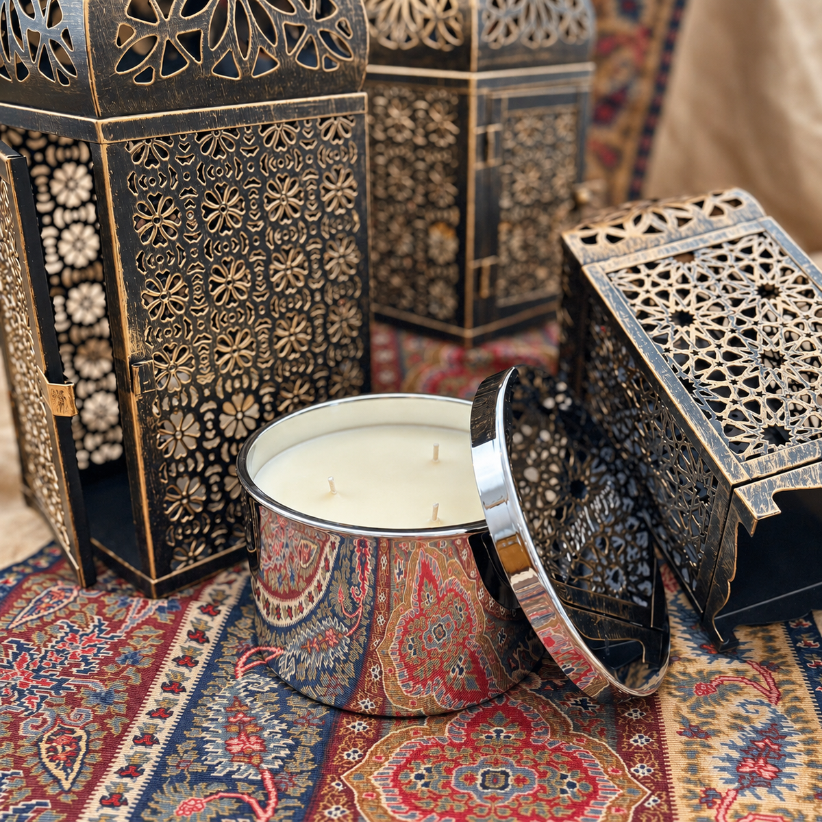 Egyptian Musk soy candle by Abbey Rose, New Zealand