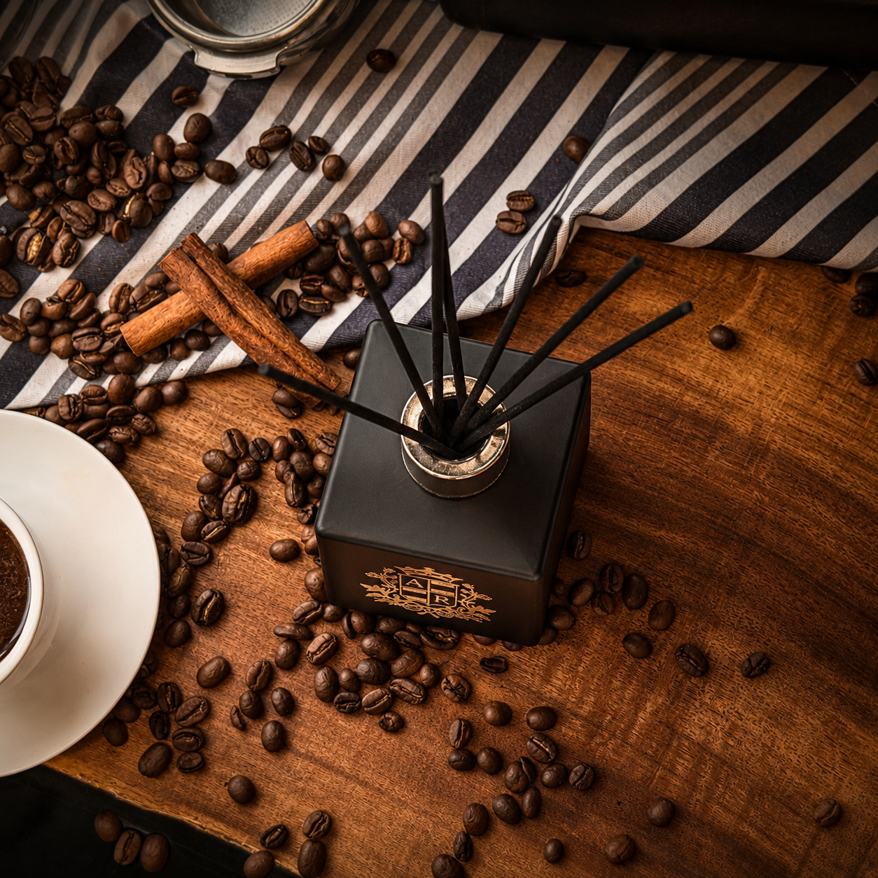 Fresh Roasted Coffee Reed Diffuser - Abbey Rose