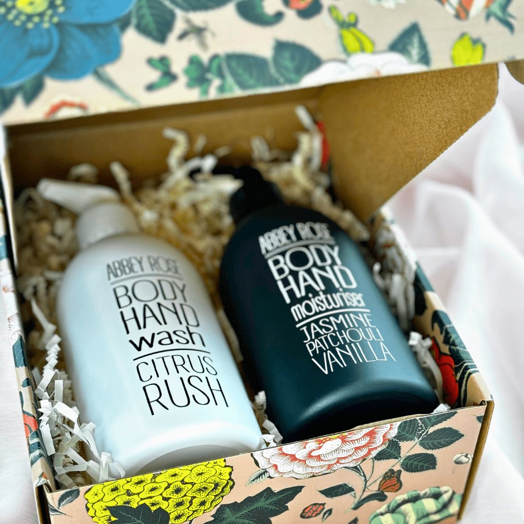 Hand & Body Wash/Moisturiser Gift Box - Abbey Rose