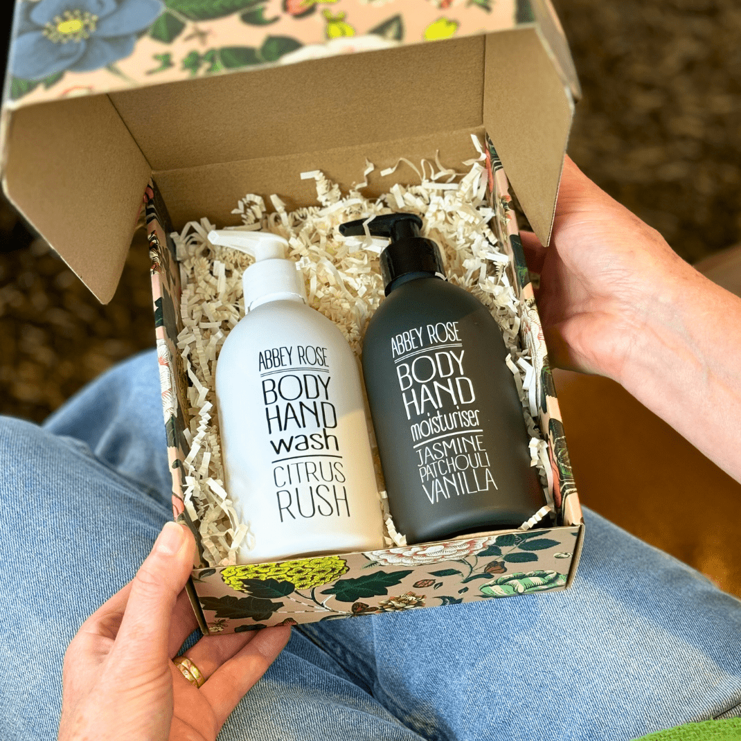 Hand & Body Wash/Moisturiser Gift Box - Abbey Rose