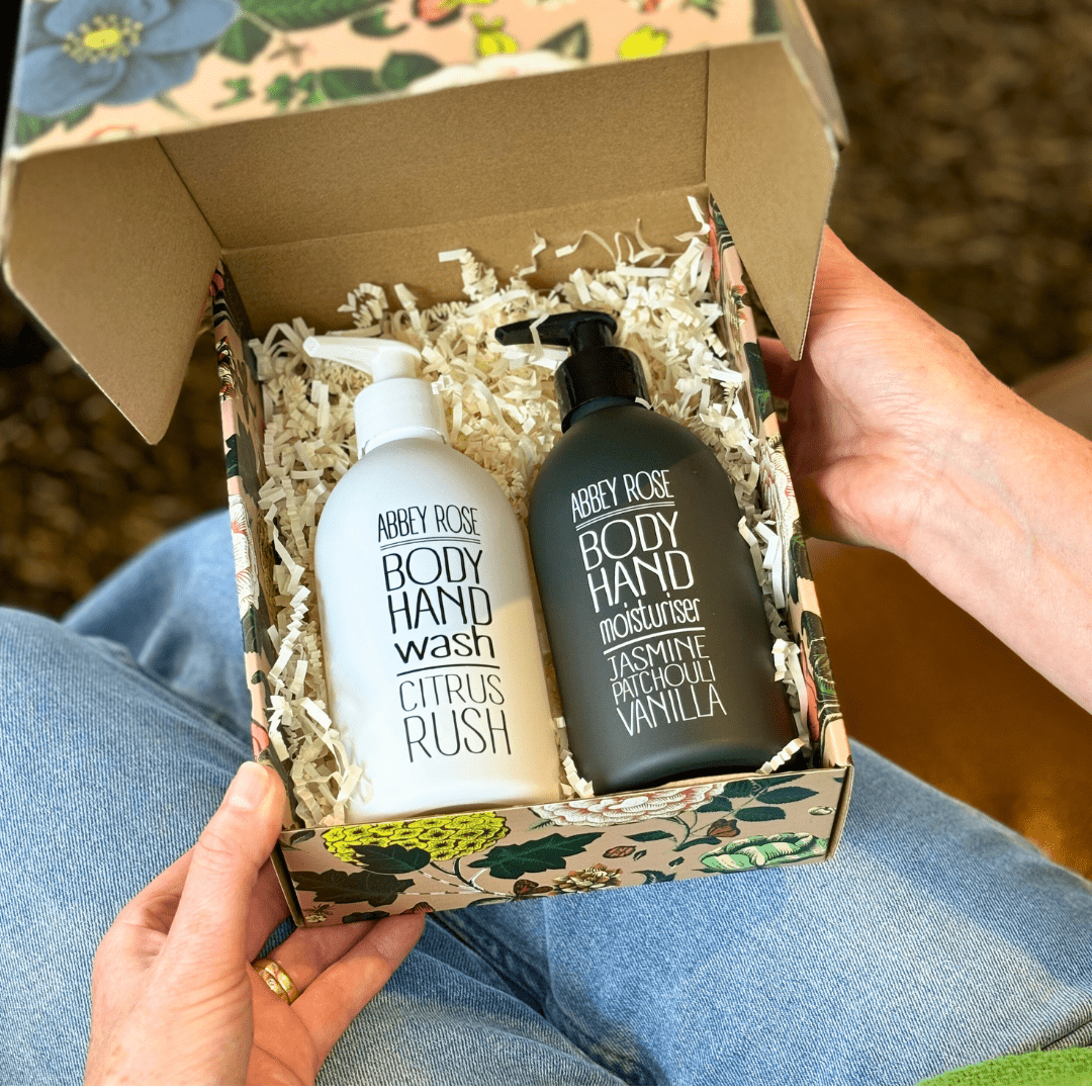 Hand & Body Wash/Moisturiser Gift Box - Abbey Rose
