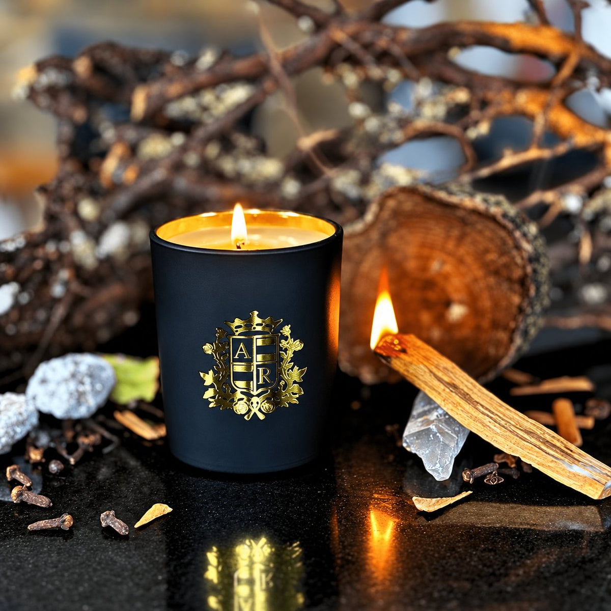 Incense & Amber Candle - Abbey Rose