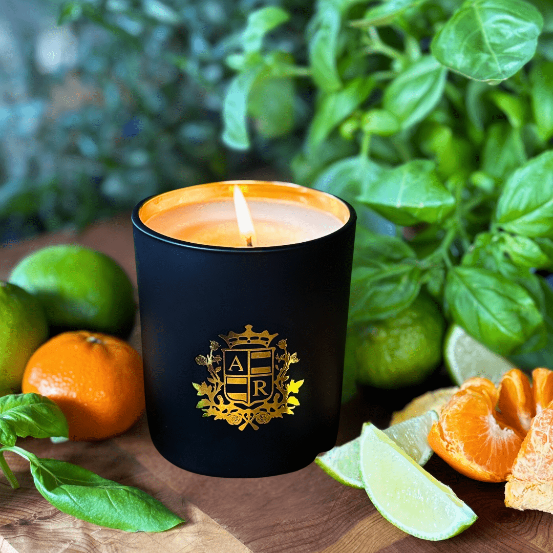 Lime Basil & Mandarin Candle - Abbey Rose