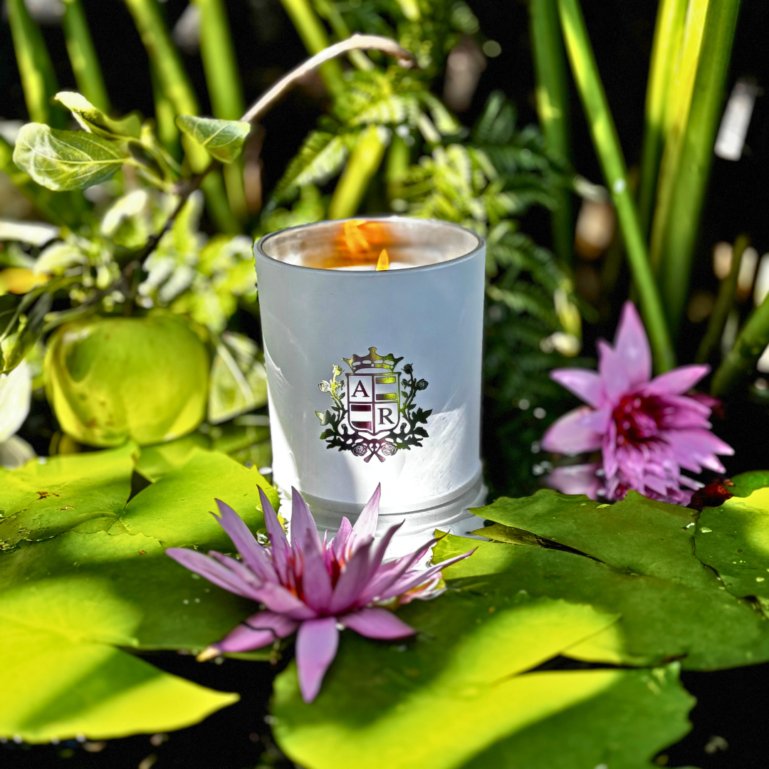 Lotus Flower Soy Candle - Abbey Rose