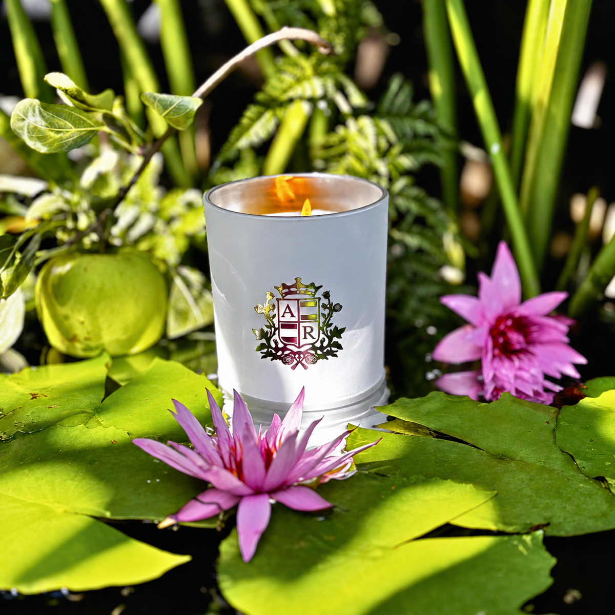 Lotus Flower Soy Candle - Abbey Rose