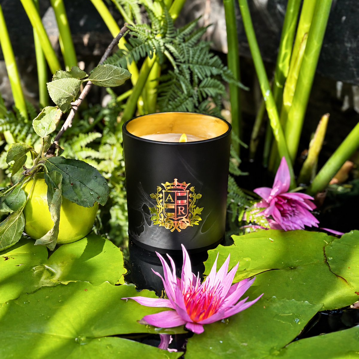 Lotus Flower Soy Candle - Abbey Rose