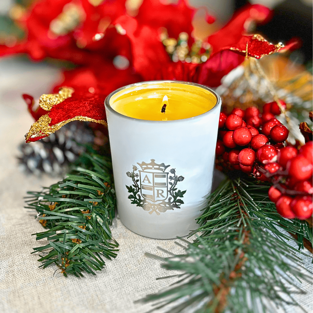 Mistletoe Kiss Candle - Abbey Rose