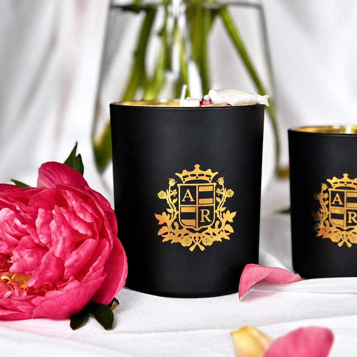Peony Petal Candle - Abbey Rose