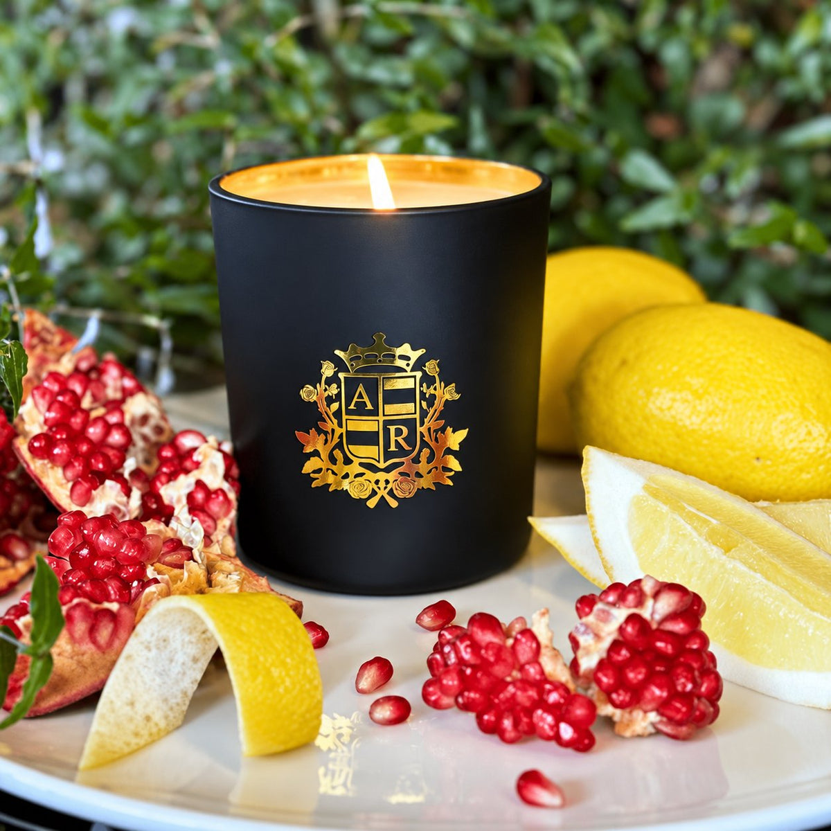 Pomegranate & Lemon Peel Candle - Abbey Rose