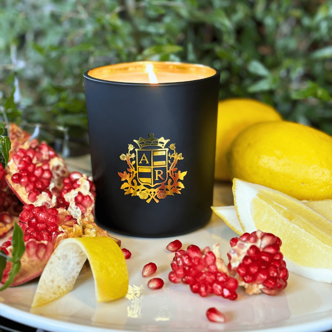 Pomegranate & Lemon Peel Candle - Abbey Rose