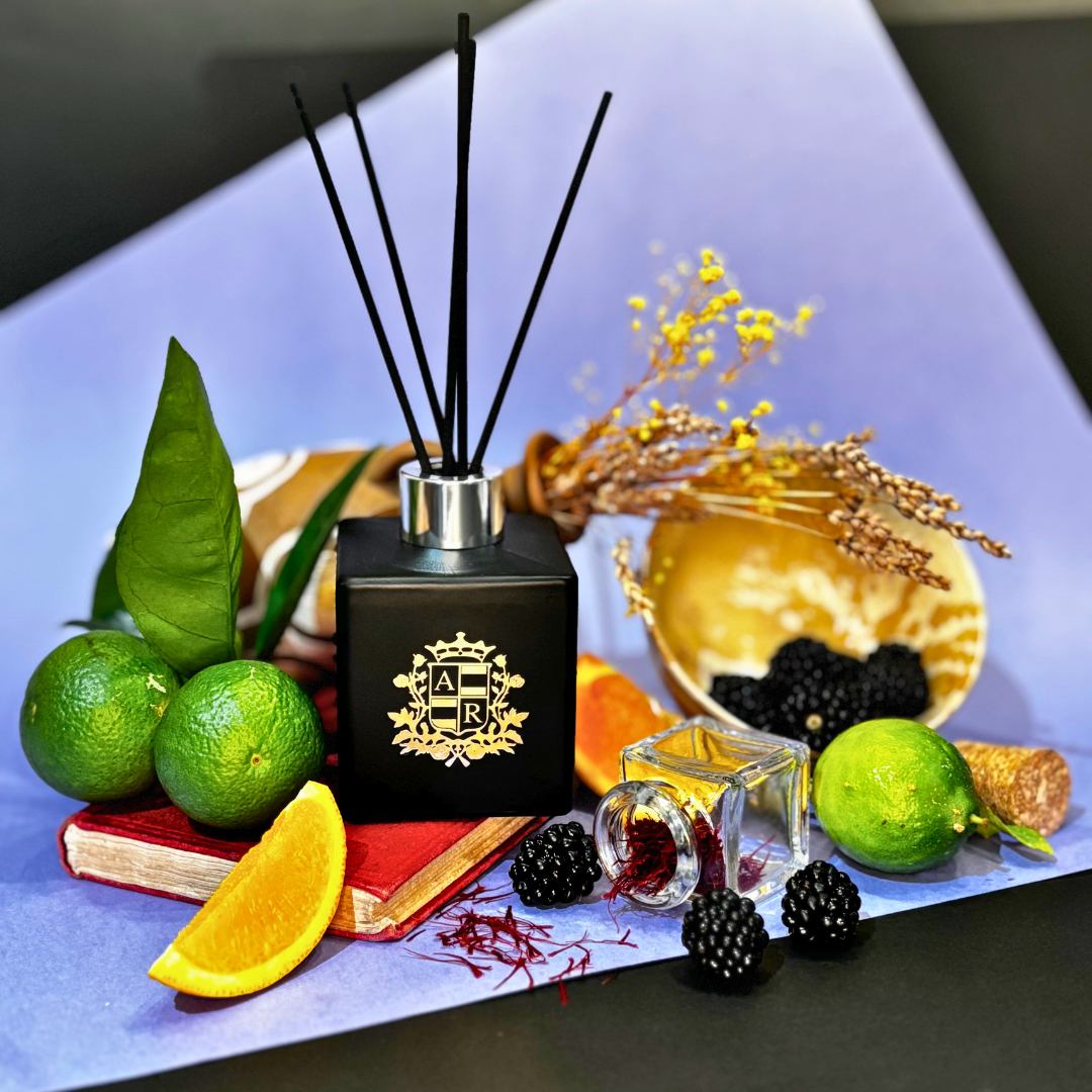 Saffron & Boysenberry Reed Diffuser - Abbey Rose