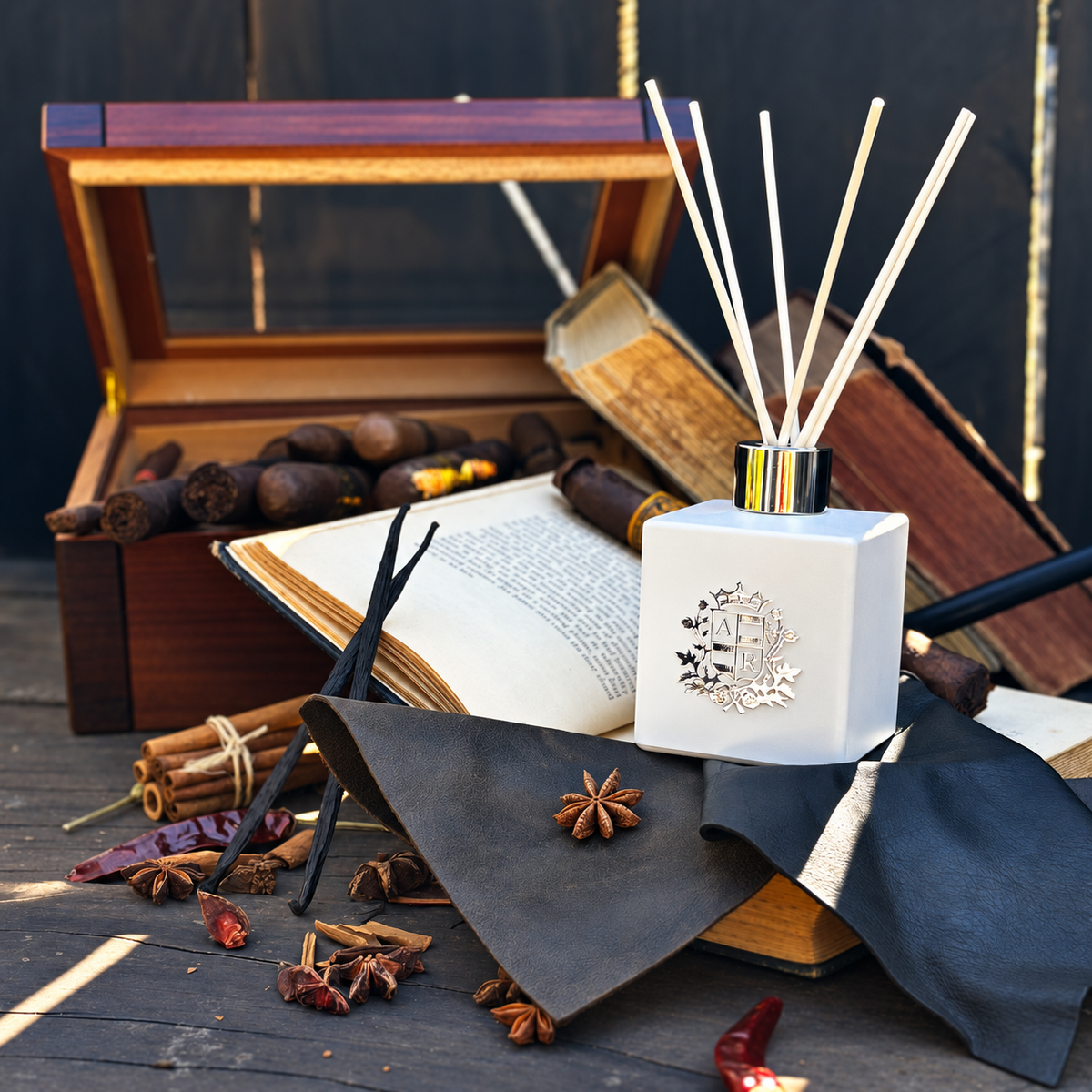 Spicy Tobacco Reed Diffuser - Abbey Rose