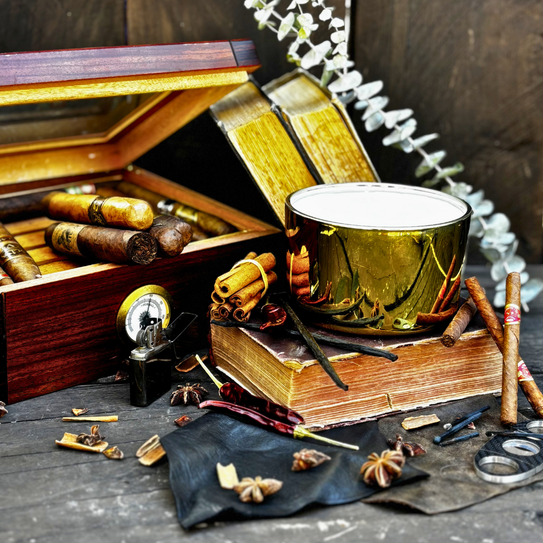 Spicy Tobacco Soy Candle - Abbey Rose