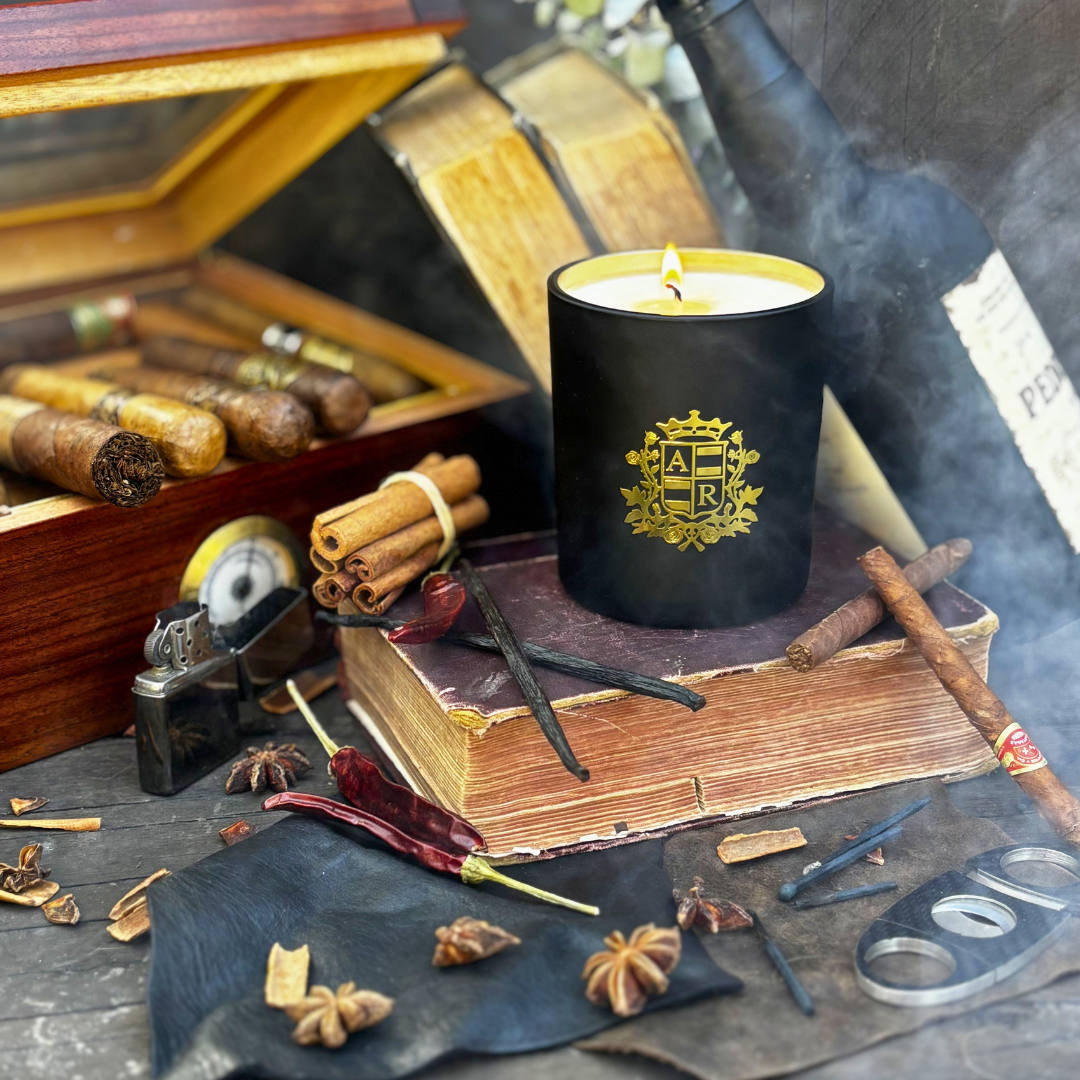 Spicy Tobacco Soy Candle - Abbey Rose