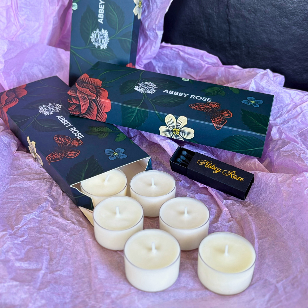 Tealight Candle Sampler Gift Pack – 10 Scents - Abbey Rose