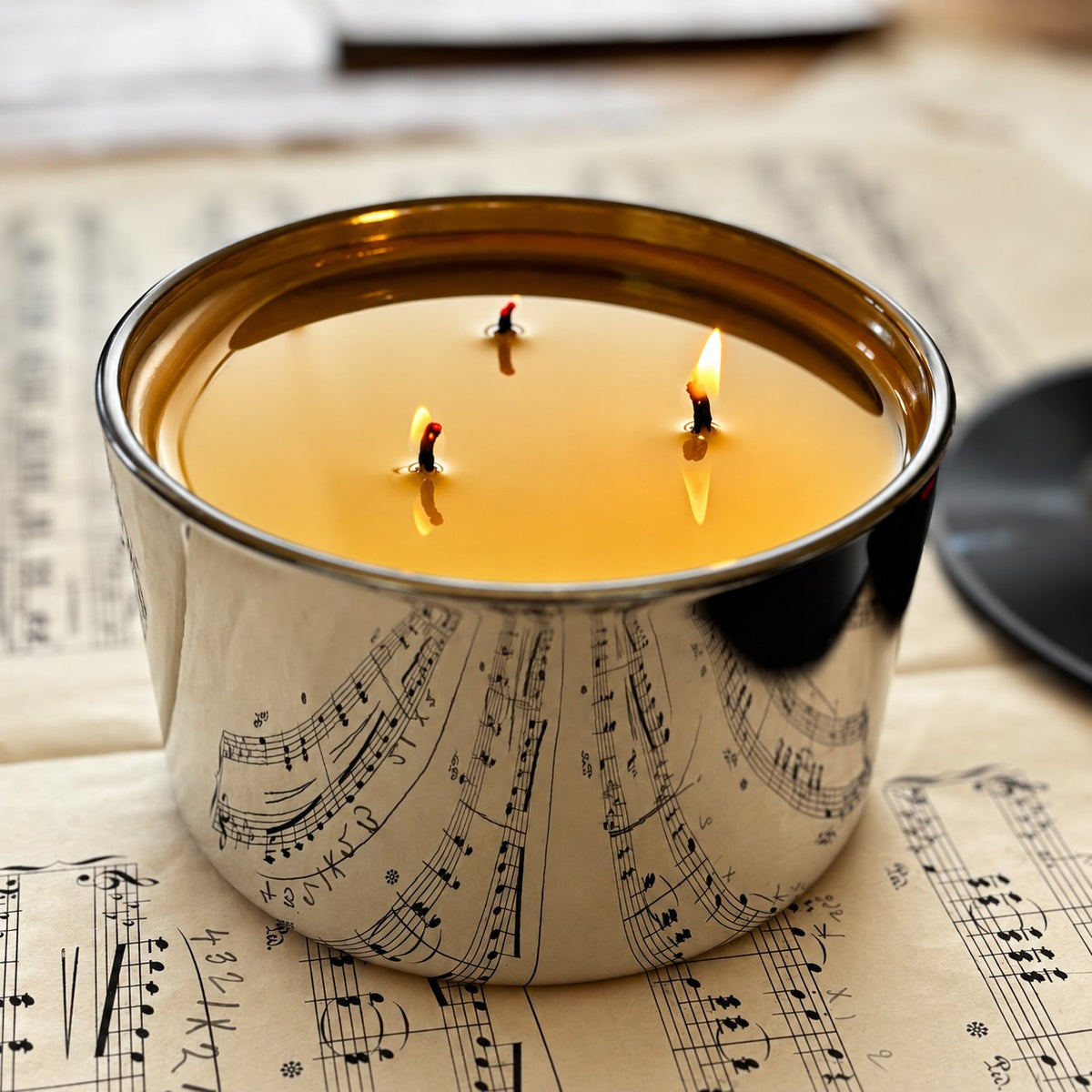 Three Wick Candle Refills - Abbey Rose