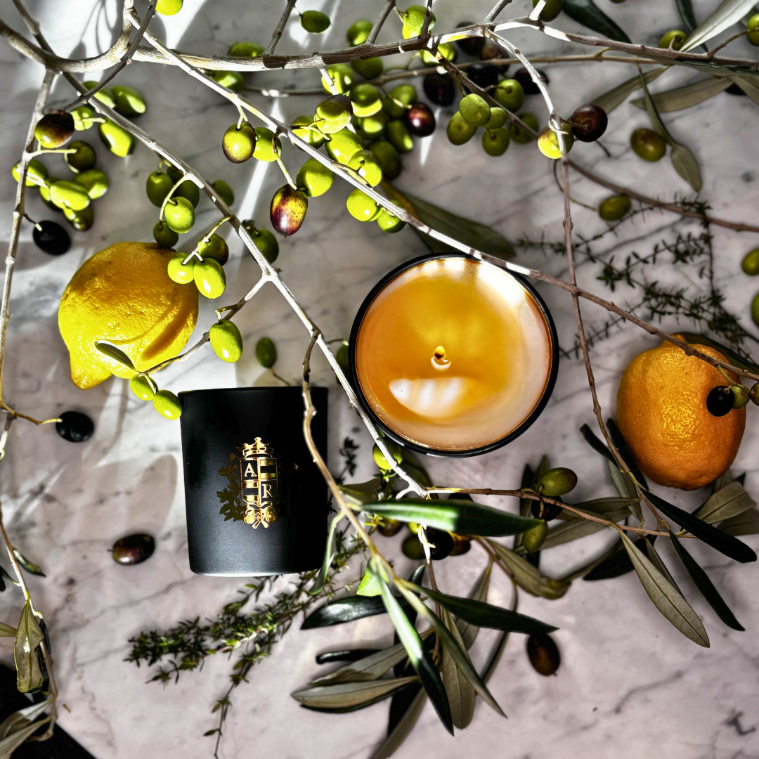 Thyme & Olive Leaf Soy Candle - Abbey Rose